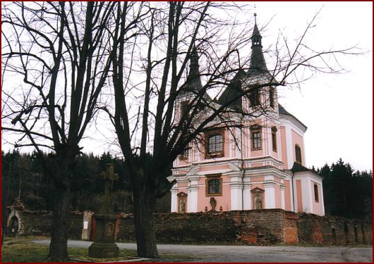 Současná podoba kostela ve Staré Vodě